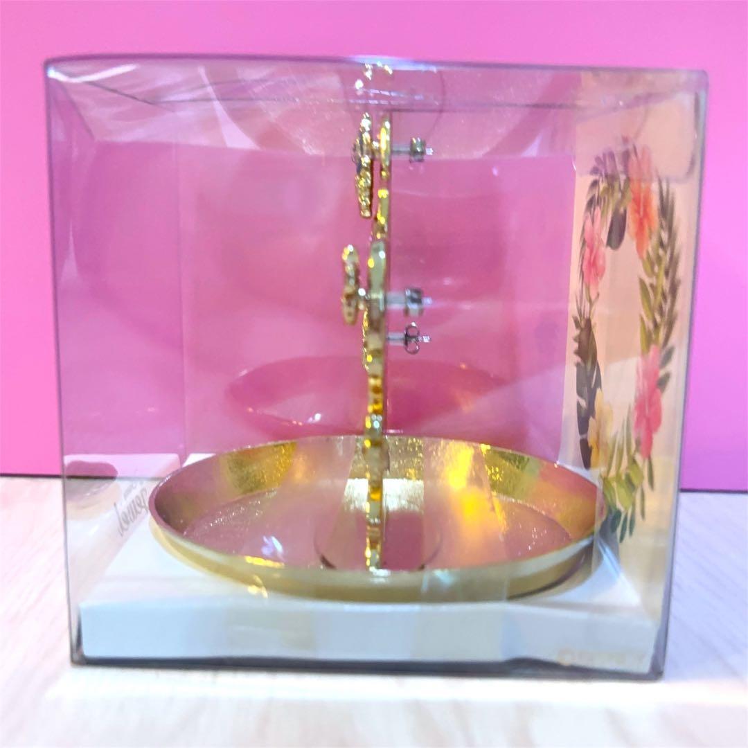 おまめ　ディズニー スティッチ ピアス付き ジュエリートレーセット 激レア