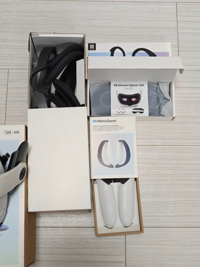 [セット]  Quest 3 VRヘッドセット 128GB