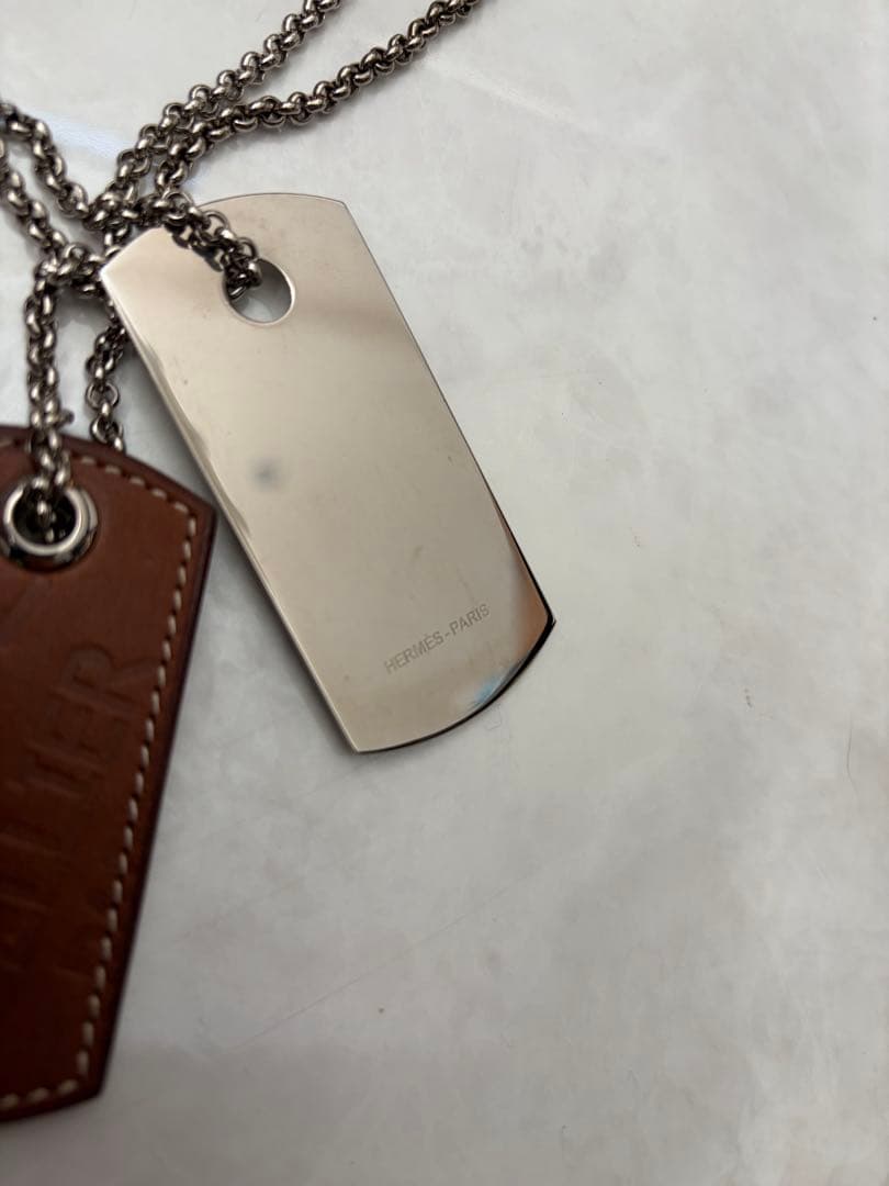 エルメス ドッグタグ ネックレス