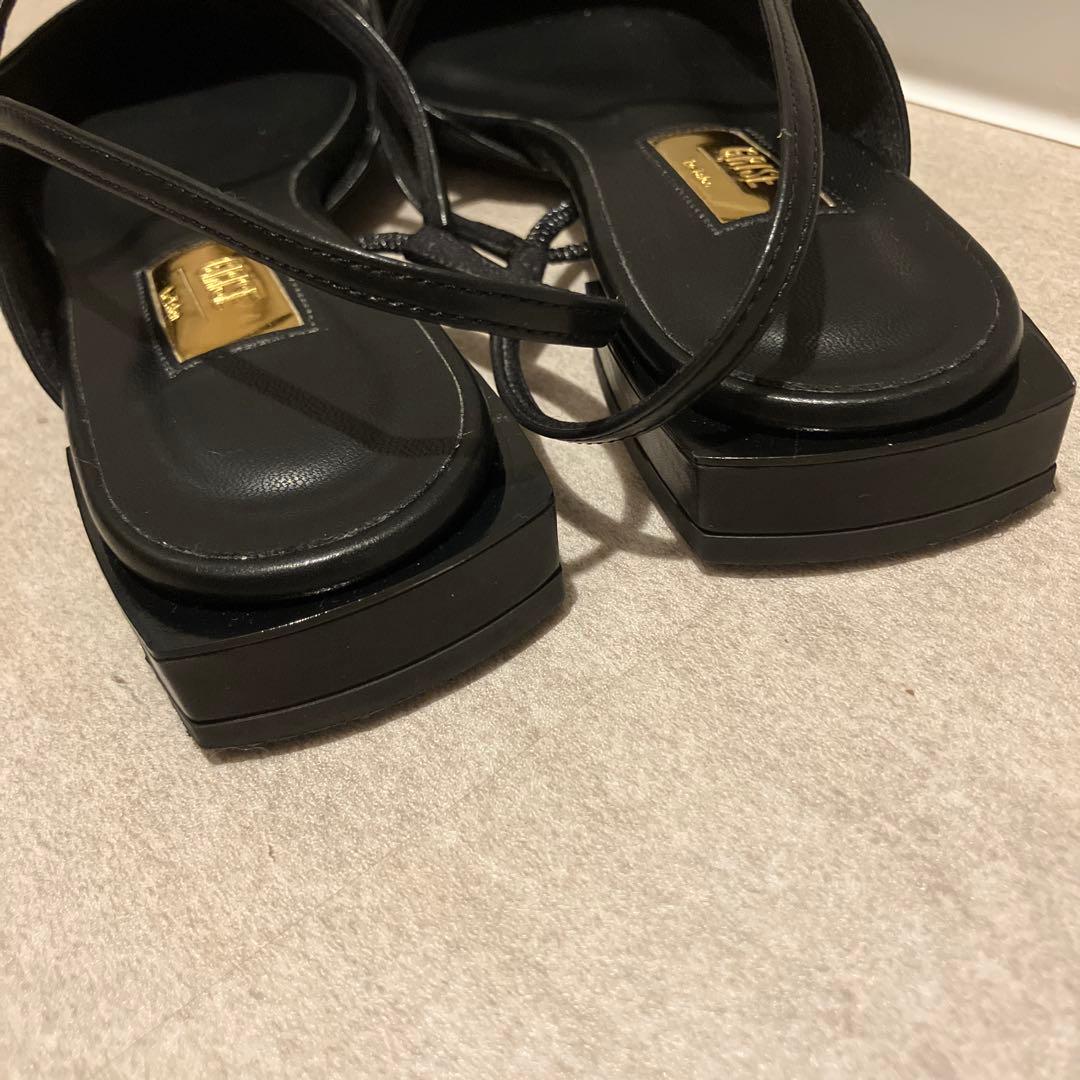 Le Talon GRISE ポインテッドストラップスリングバック　24cm