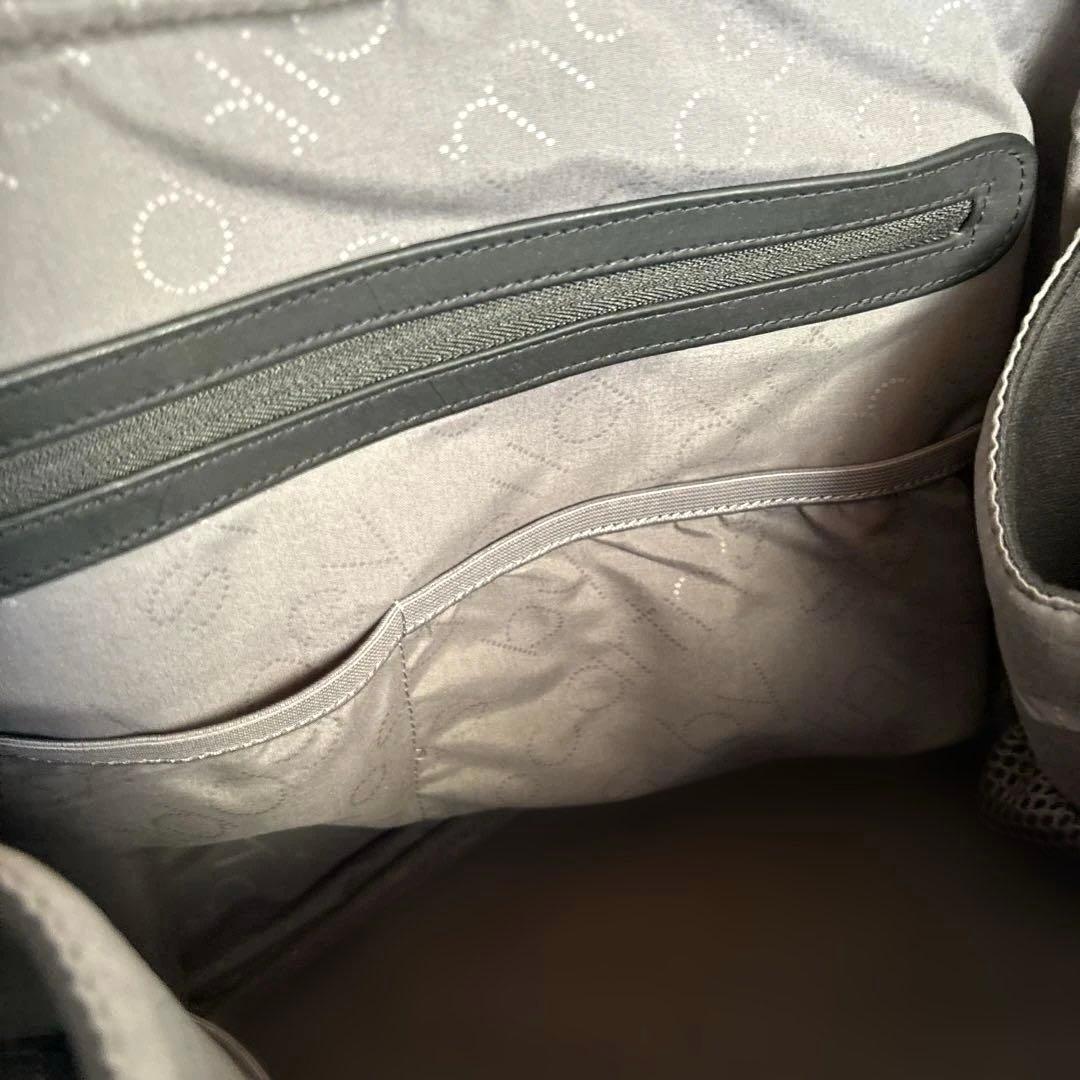 Stella McCartney 黒ゼブラ スポーツバッグ