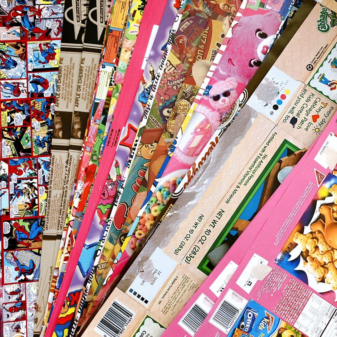 【80サイズ】デザぺ紙もの大量詰め合わせコラージュ素材 メモ シール