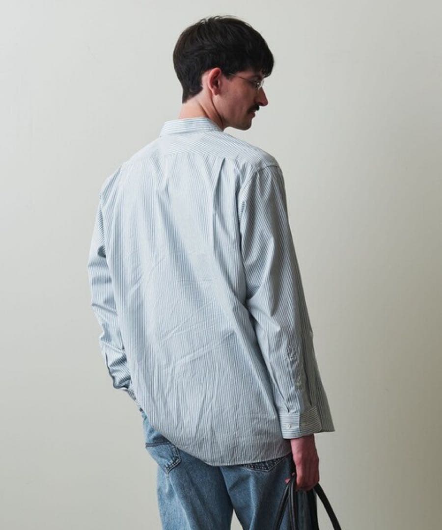 24AW Steven Alan 200/2 ロンドンストライプレギュラーカラー