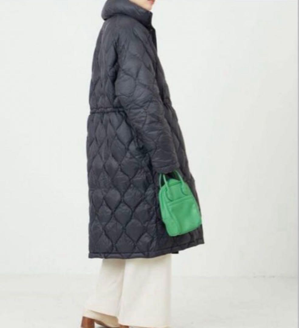 美品 24AW タイオン フリークスストア別注　ロングダウンコート キルト　黒