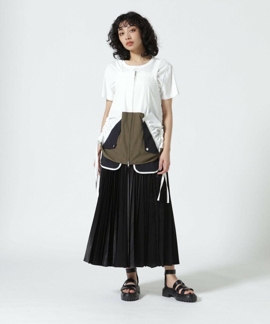 新品　un3d アンスリード　シャツキャミソール　キャミソール　36