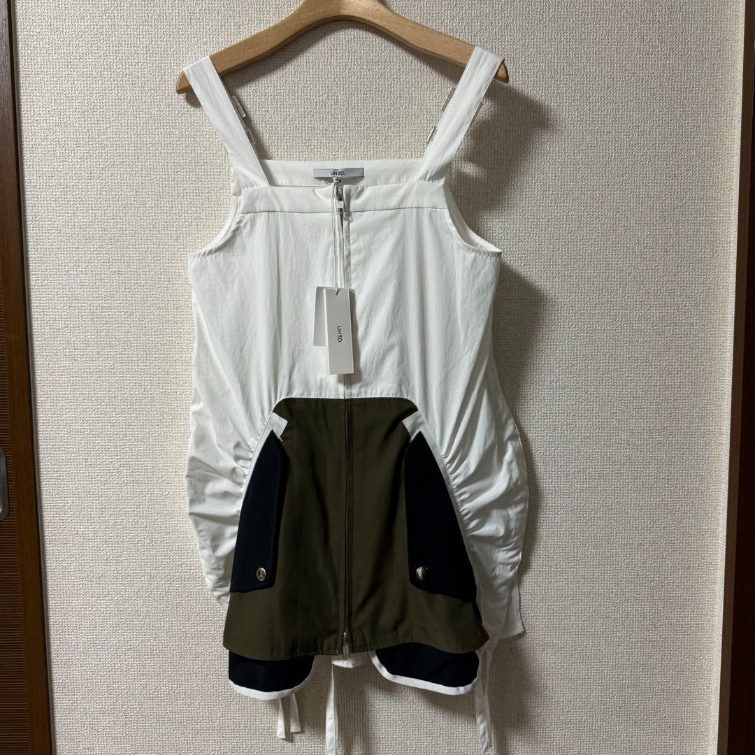 新品　un3d アンスリード　シャツキャミソール　キャミソール　36