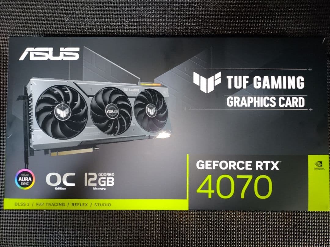 グラフィックボード・グラボ・ビデオカード ASUS GEFORCE TUF-RTX4070-O12G-GAMING