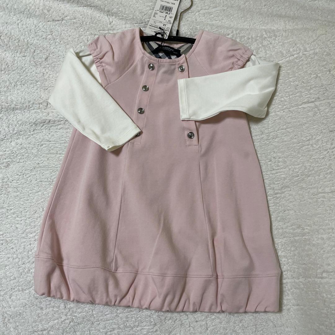 新品タグ付き　バーバリー ワンピース　90