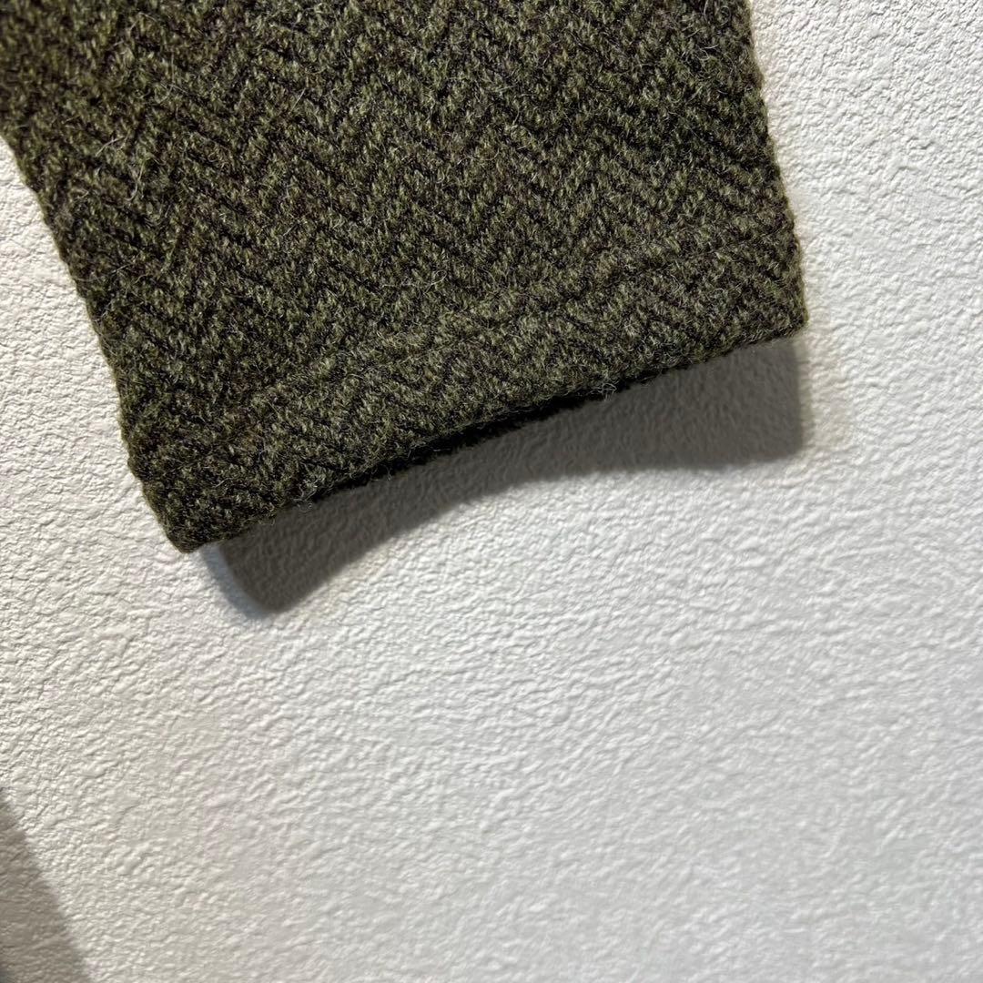 希少 ワイズヨウジヤマモト 上質 ウール ツイード 総柄 デザイン ニット 3