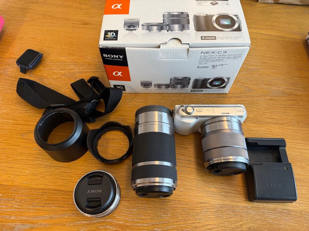 Sony NEX-C3 ミラーレス一眼レフカメラ　セット【中古】