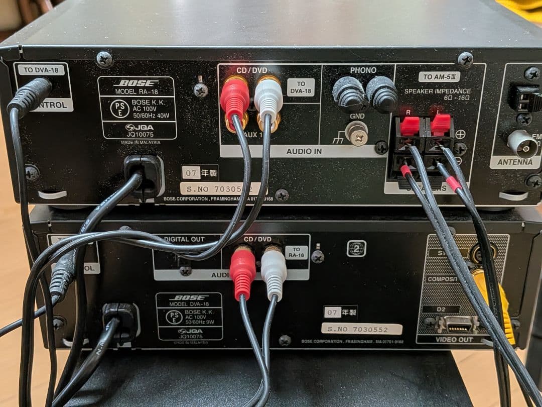 ボーズBOSE 5Series III speaker RA-18.DVA-18