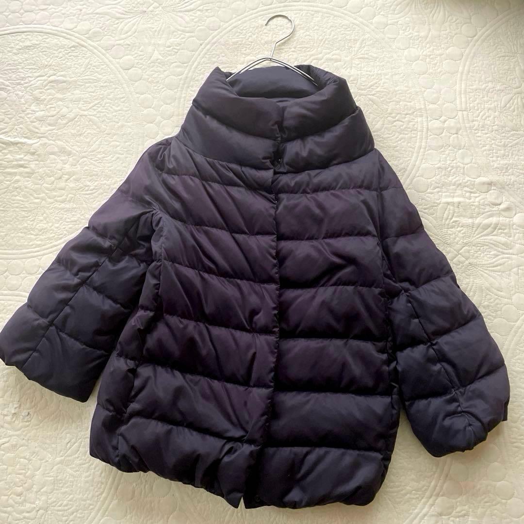 Theory スウェードタッチ　ショートダウン　スタンドボリュームカラー