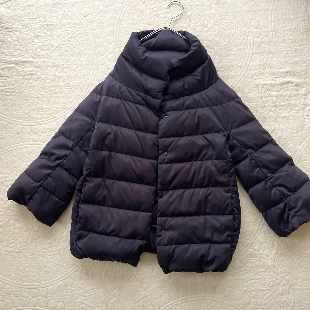 Theory スウェードタッチ　ショートダウン　スタンドボリュームカラー