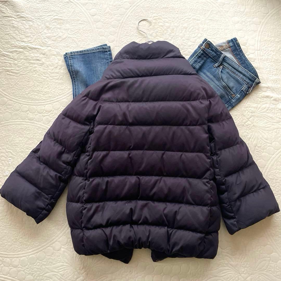 Theory スウェードタッチ　ショートダウン　スタンドボリュームカラー