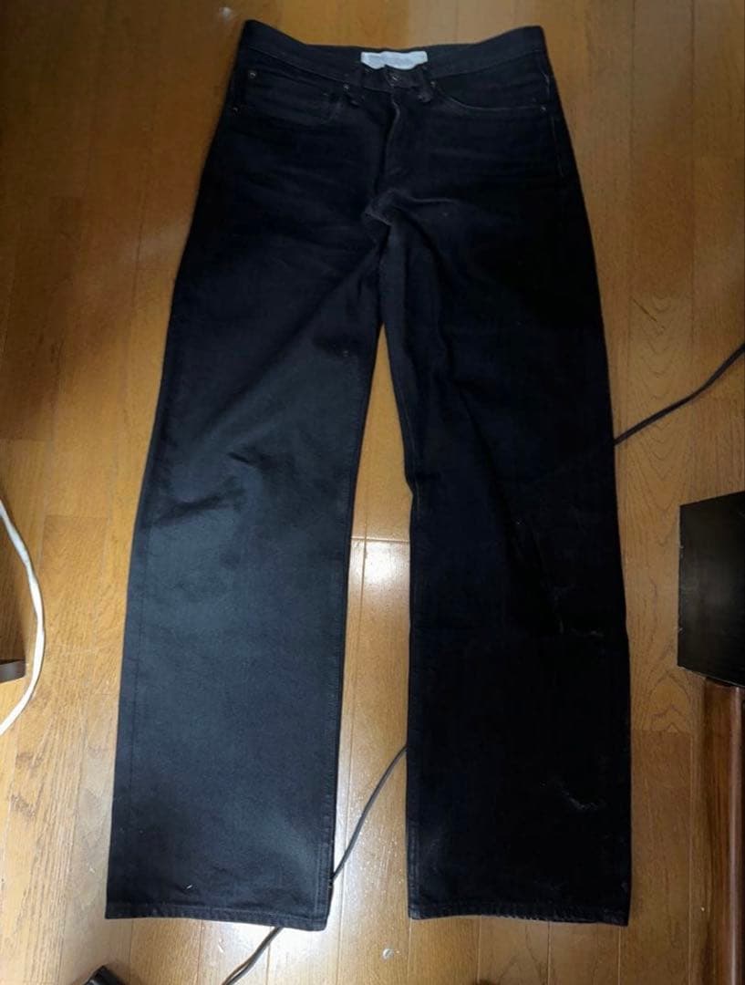 dairiku 21ss 27インチ ノンウォッシュデニム ブラック
