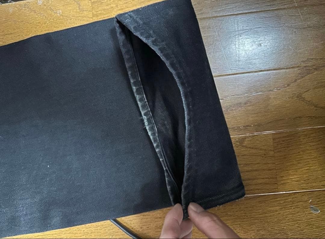 dairiku 21ss 27インチ ノンウォッシュデニム ブラック