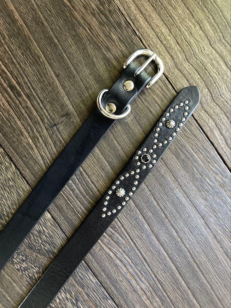 オーダー品　ナローロングベルト　ニッケル　オールドイングランドoval