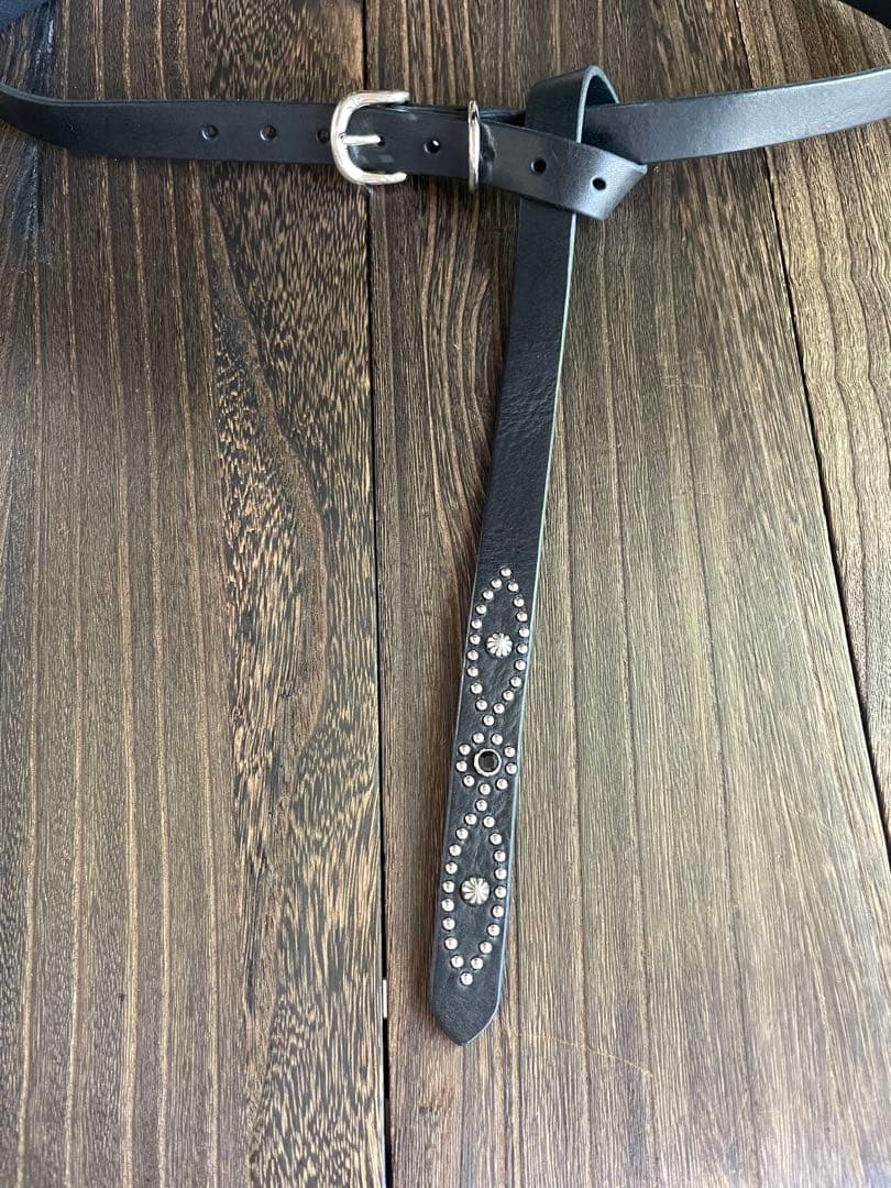 オーダー品　ナローロングベルト　ニッケル　オールドイングランドoval