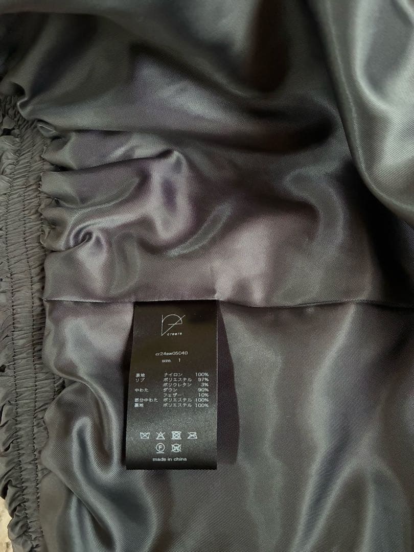 crewreダブルブレストダウンジャケット1