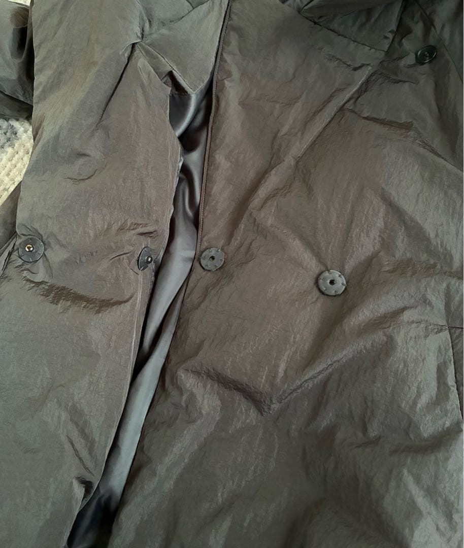 crewreダブルブレストダウンジャケット1