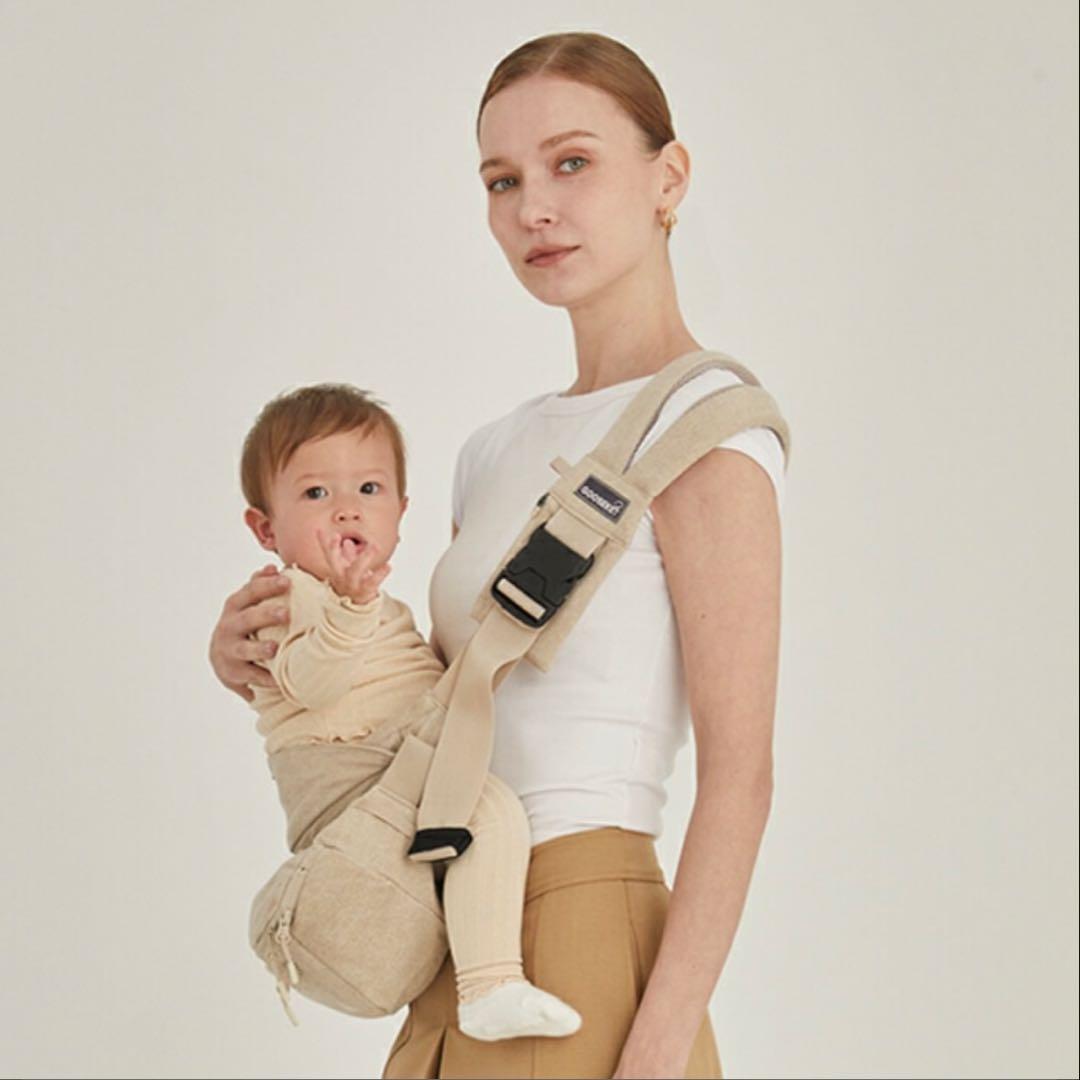 【極美品】グスケット365抱っこ紐Plus ベージュ