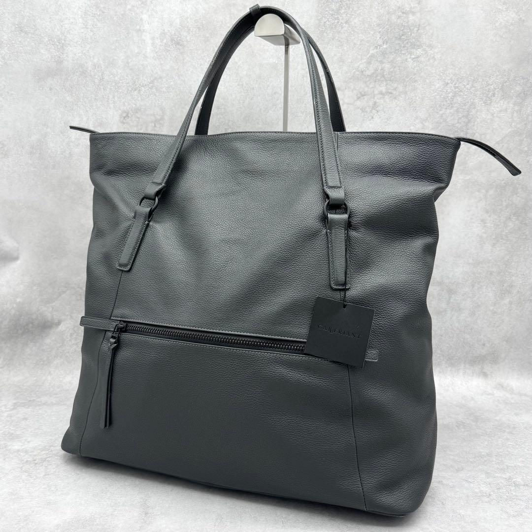 ガレリアント トートバッグ イタリア製レザー 大容量 A4