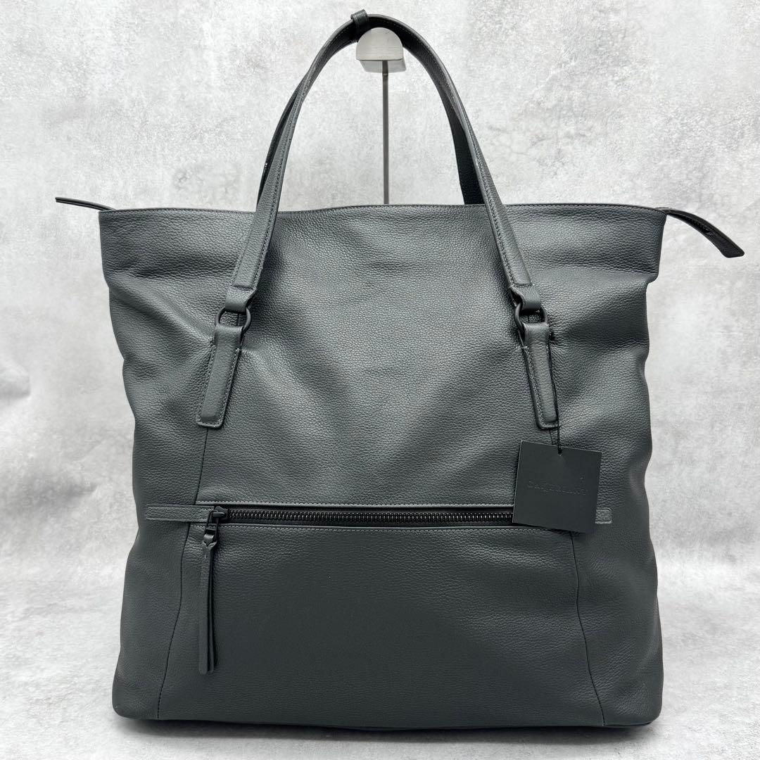 ガレリアント トートバッグ イタリア製レザー 大容量 A4