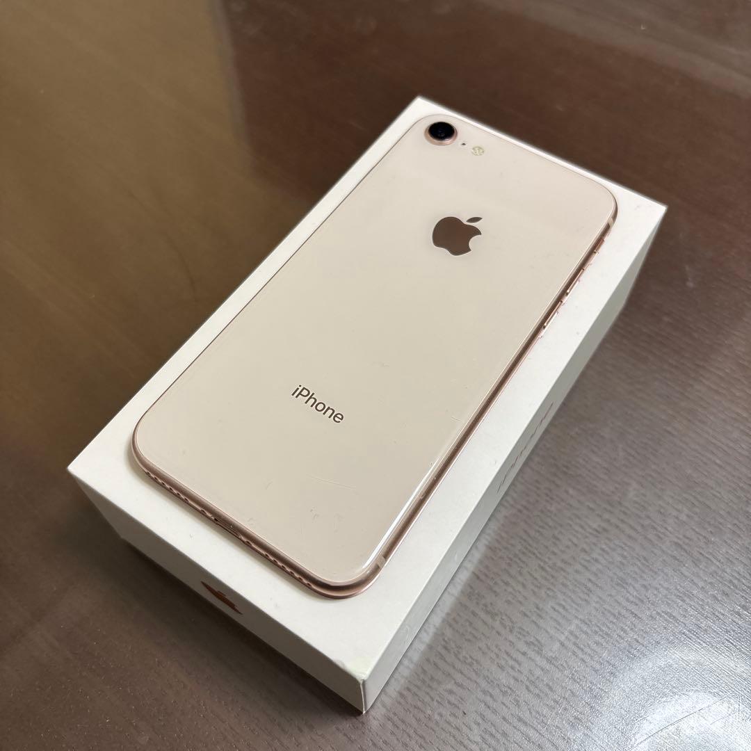 【美品】Apple iPhone 8 64GB ピンクゴールド SIMフリー