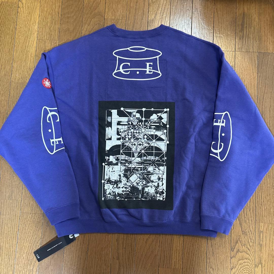 新品 c.e cavempt グラフィックスウェット パープル Lサイズ