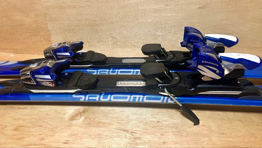 SALOMON スキーセット DEMO XT 162cm ストック付 送料無料！