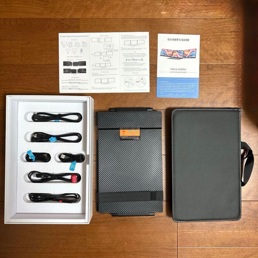 ノートパソコン⭐️デュアルモニター14インチ FHD 1080 モバイルモニター