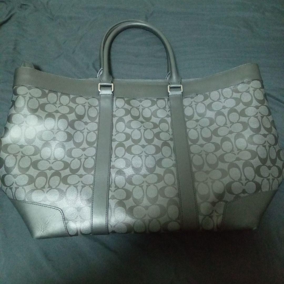 COACH 70853シグネチャービッグサイズトートバッグ ブラック