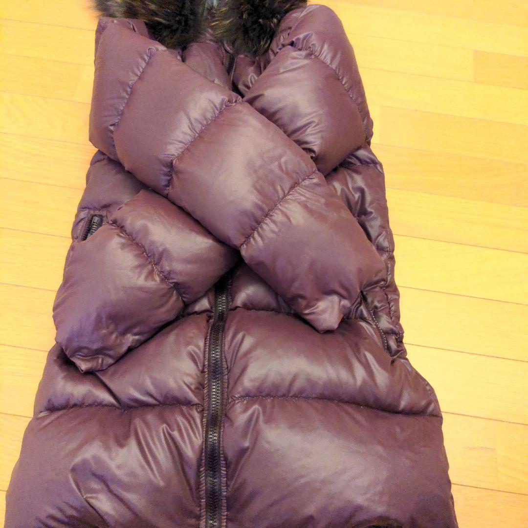 デュベティカ　ダウンコート　Kappa　2way　リアルファー　肉厚　40　紫