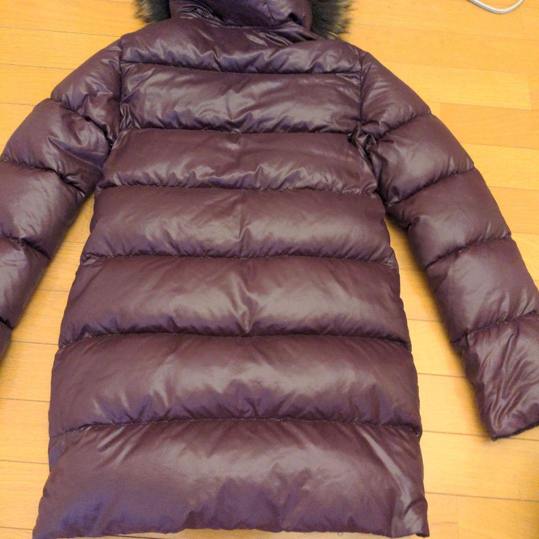 デュベティカ　ダウンコート　Kappa　2way　リアルファー　肉厚　40　紫
