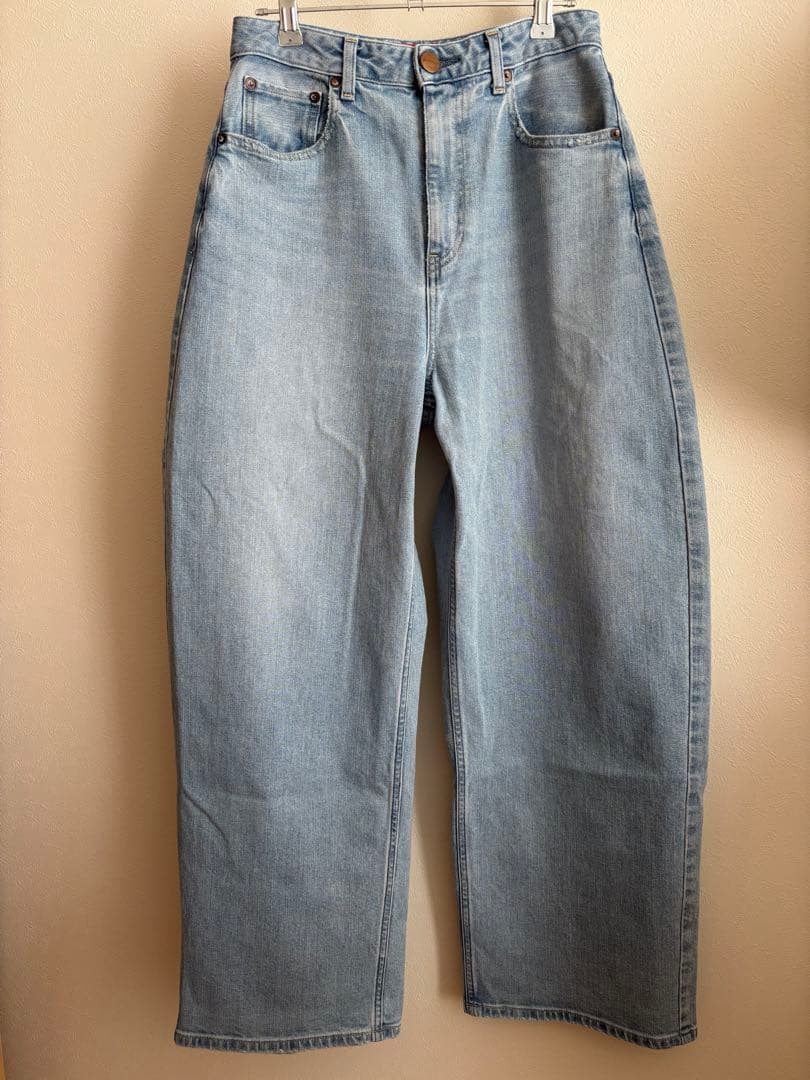 RED CARD ライトブルーデニム ワイドレッグ