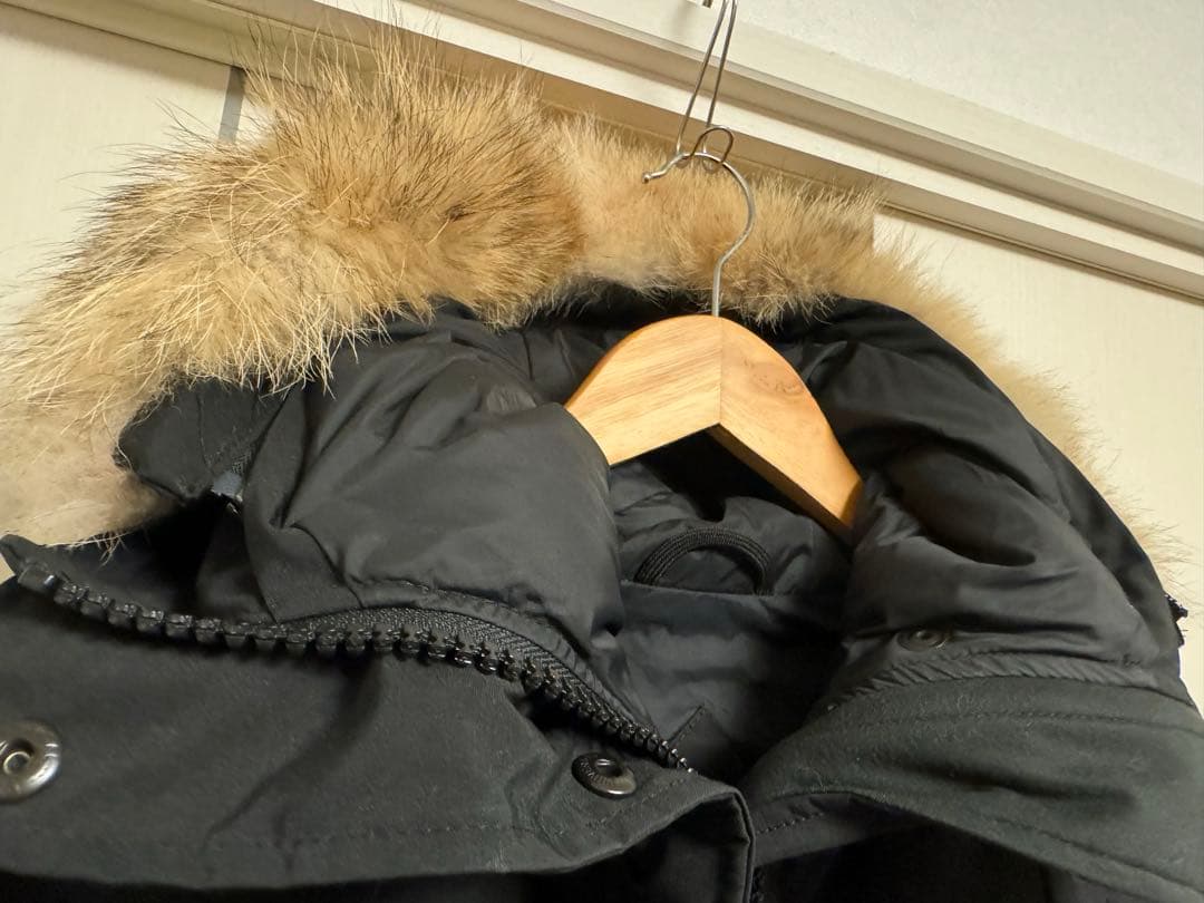 カナダグース ファー付きロングダウンジャケット