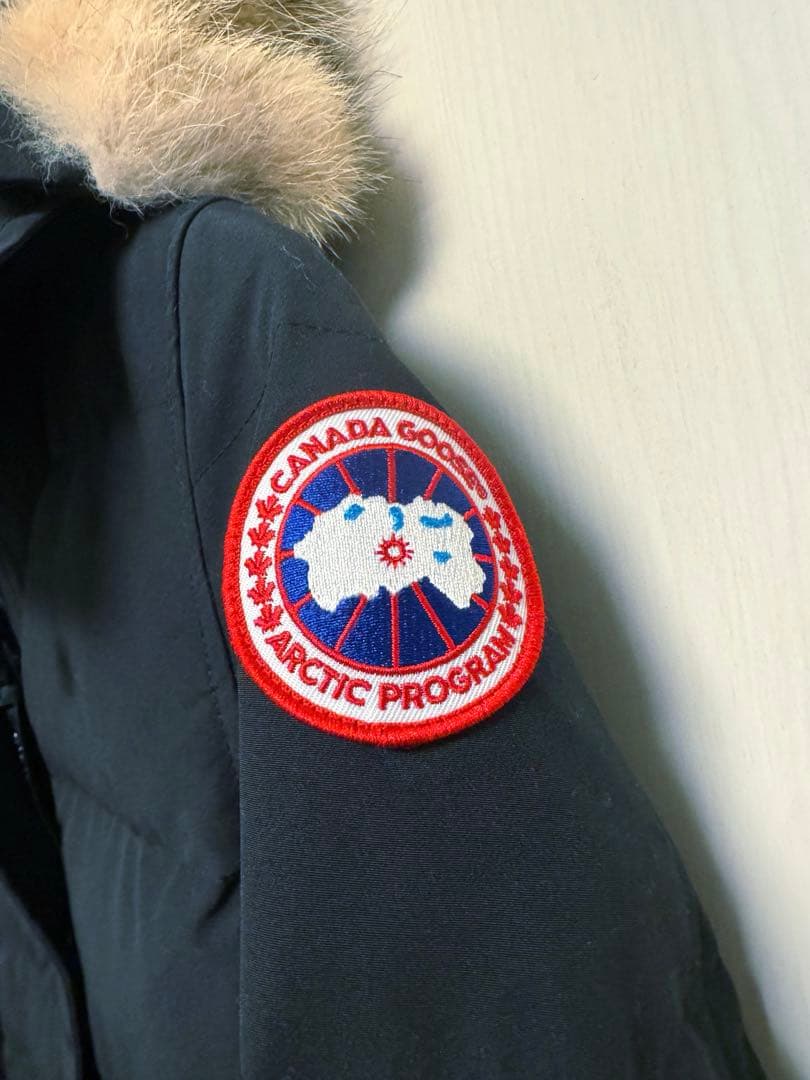 カナダグース ファー付きロングダウンジャケット