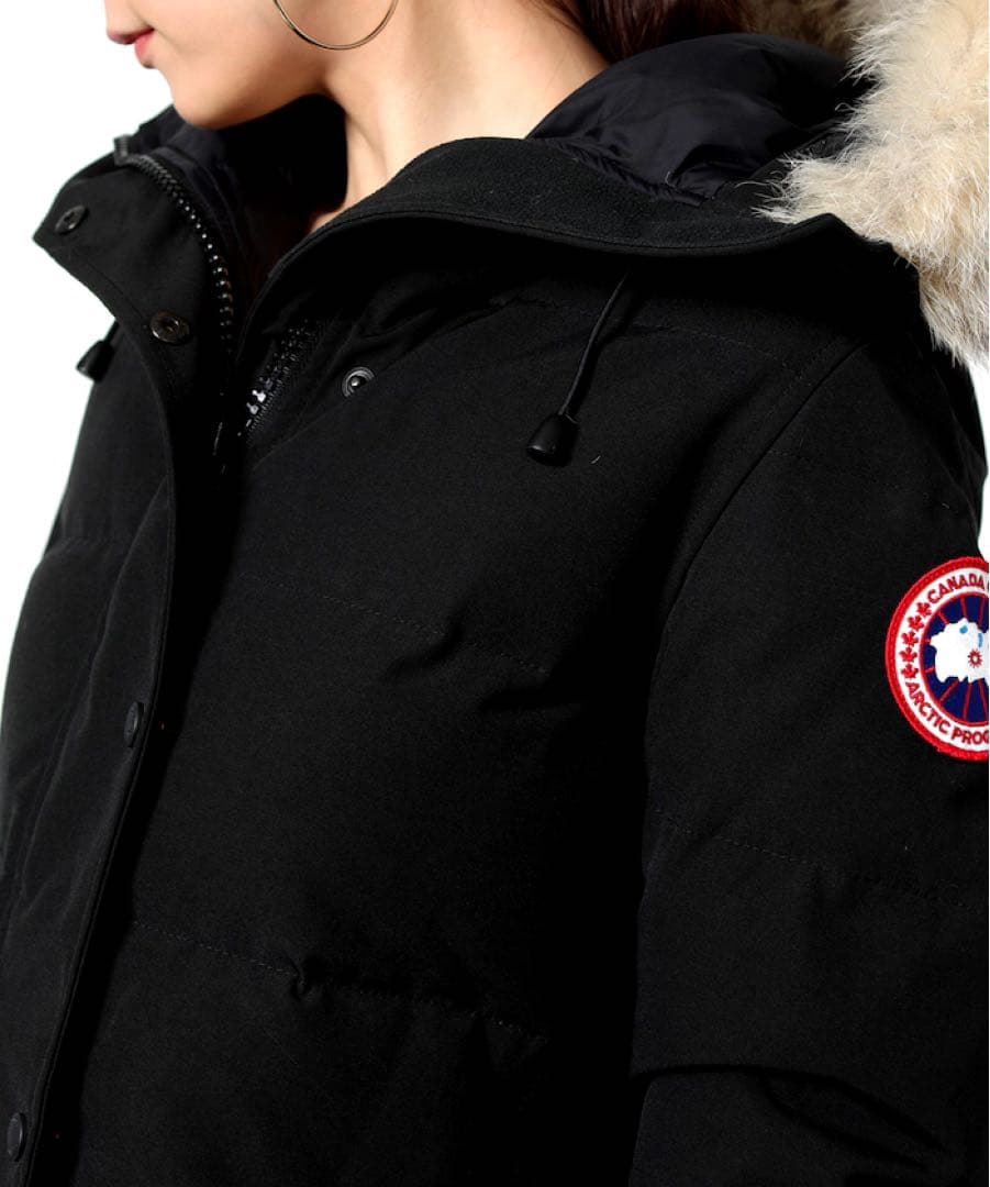 カナダグース ファー付きロングダウンジャケット