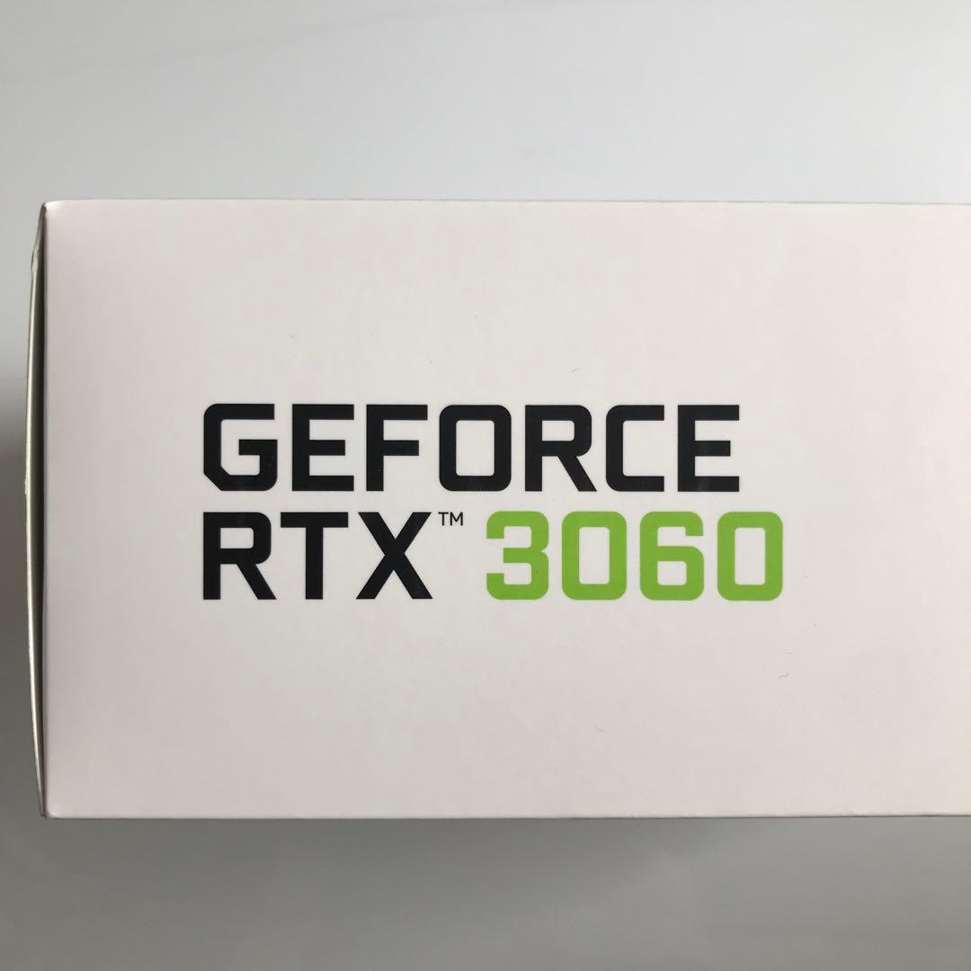 玄人志向 RTX3060 グラフィックボード ホワイト　グラボ　白
