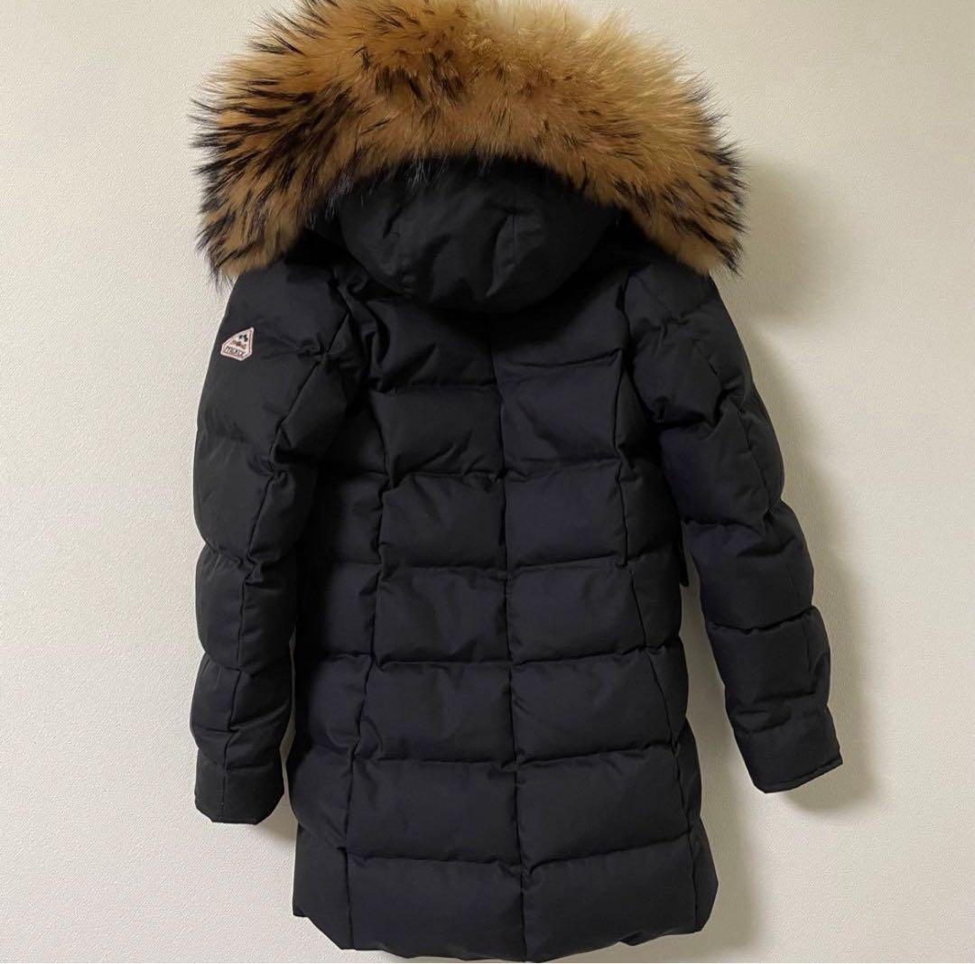 美品 PYRENEX ダウンGRENOBLE ラクーン 36 ピレネックス