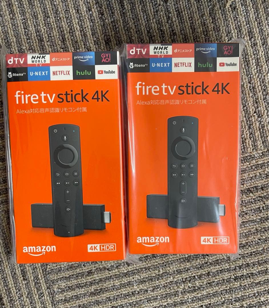 新品未使用　Amazon Fire TV Stick 4k 未開封　2個セット