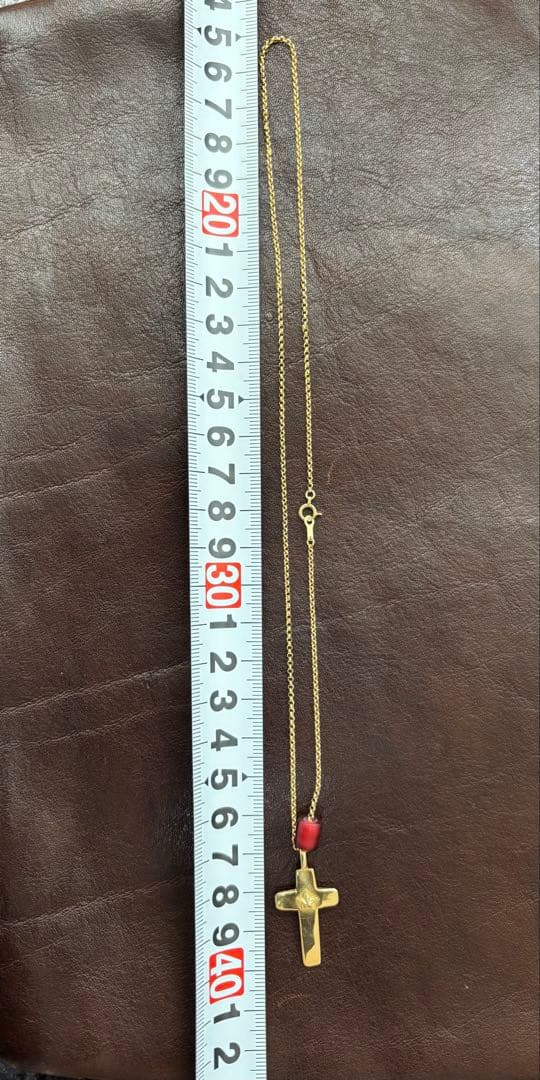 THEBINGOBROTHERS K18クロス　K18チェーン　ビーズ