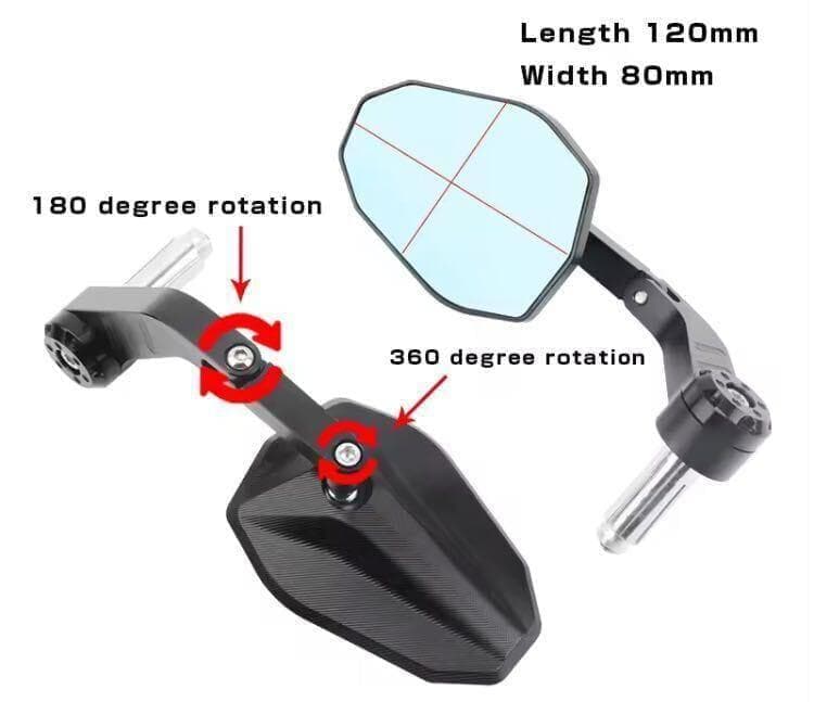 ドゥカティ Ducati バーエンドミラー レバーガード サイドミラー