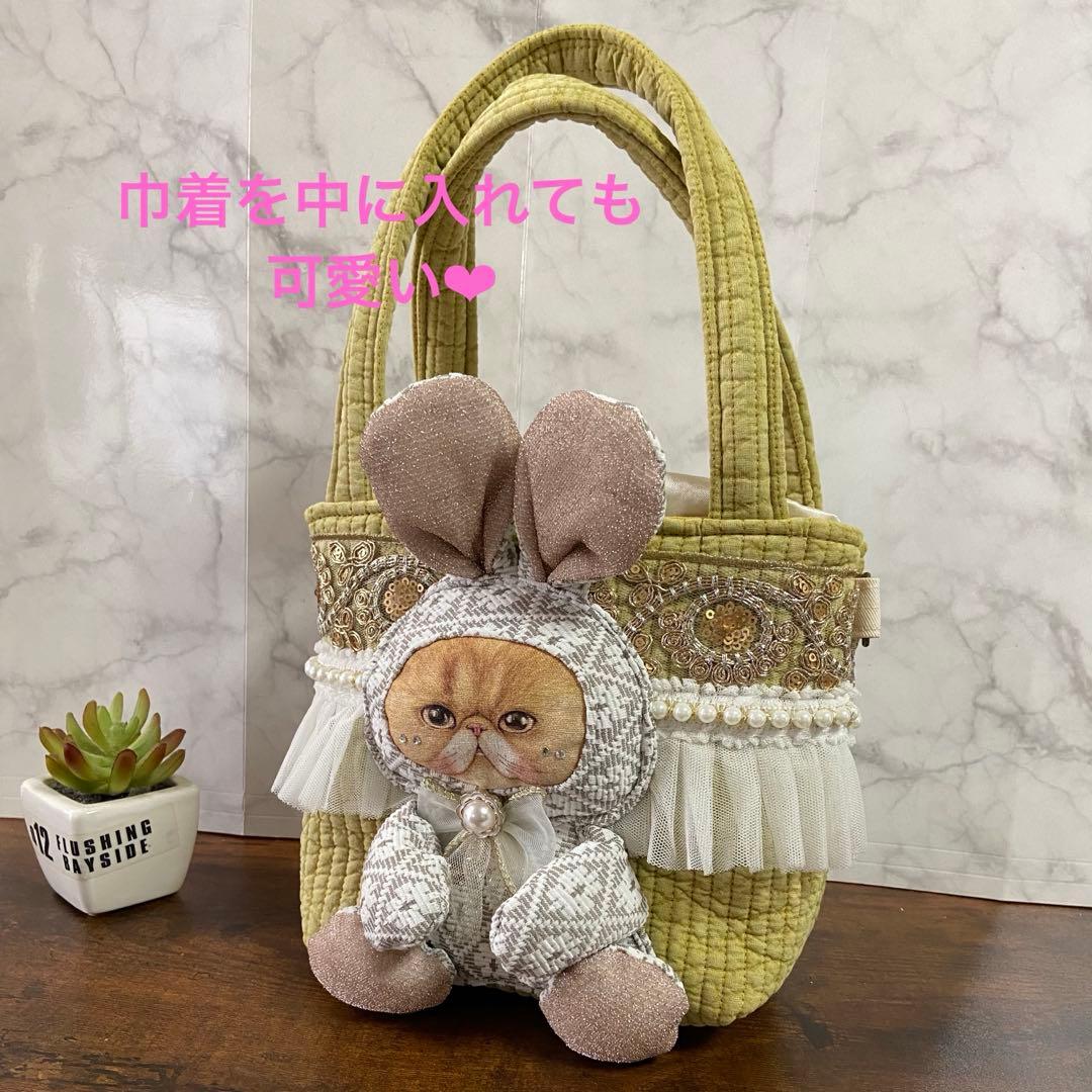 ☆*☆様 コヤンイサムチョン 【ヌビ 巾着バッグ】インド刺繍 トートバッグ ハン