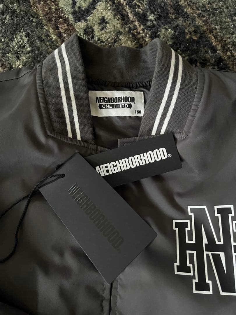 NEIGHBORHOOD スタジャン グレー 150