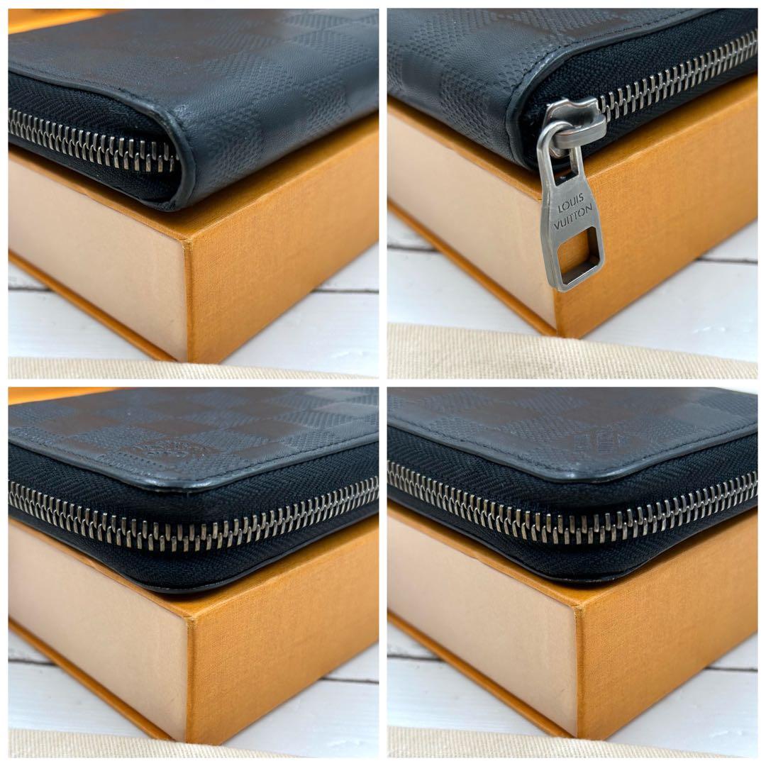 【♡】ルイヴィトン ダミエ アンフィニ ジッピーウォレット ヴェルティカル
