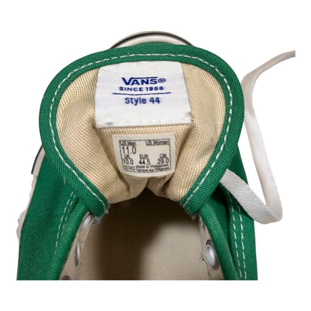 29センチ VANS STYLE 44 DX オーセンティック アナハイム 緑