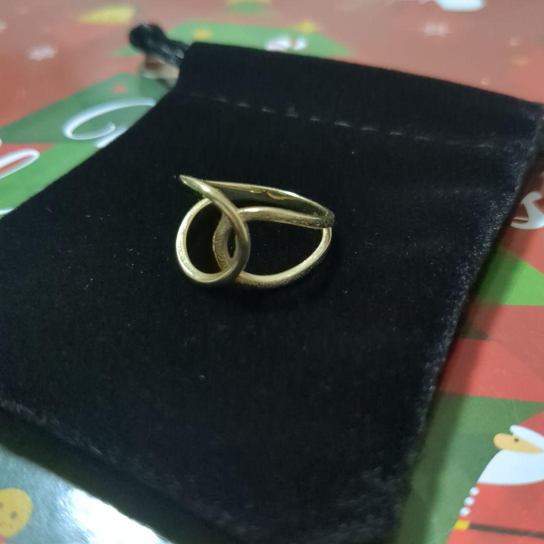 ♥期間限定値下げ♥K10YG　 ツイストデザイン リング