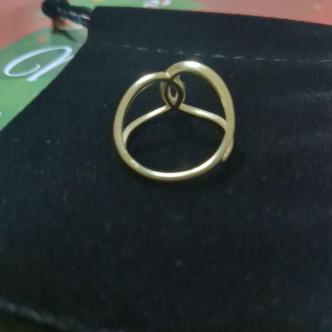 ♥期間限定値下げ♥K10YG　 ツイストデザイン リング