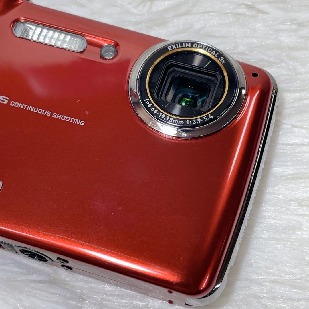 ✨極美品・付属品付✨ CASIO EXLIM【EX-FS10】レッド カシオ